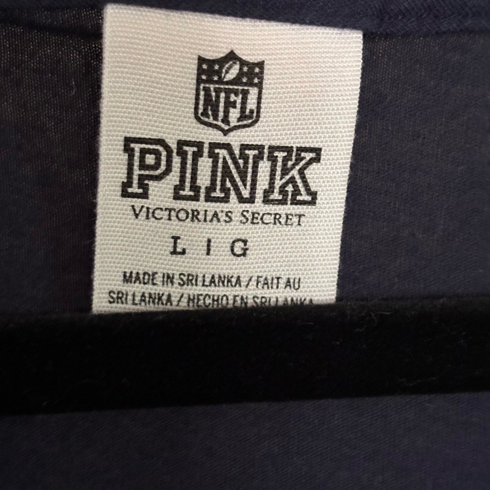 Victoria's Secret Pink NFL Houston Texans Sequin Tee - Picture 3 of 3